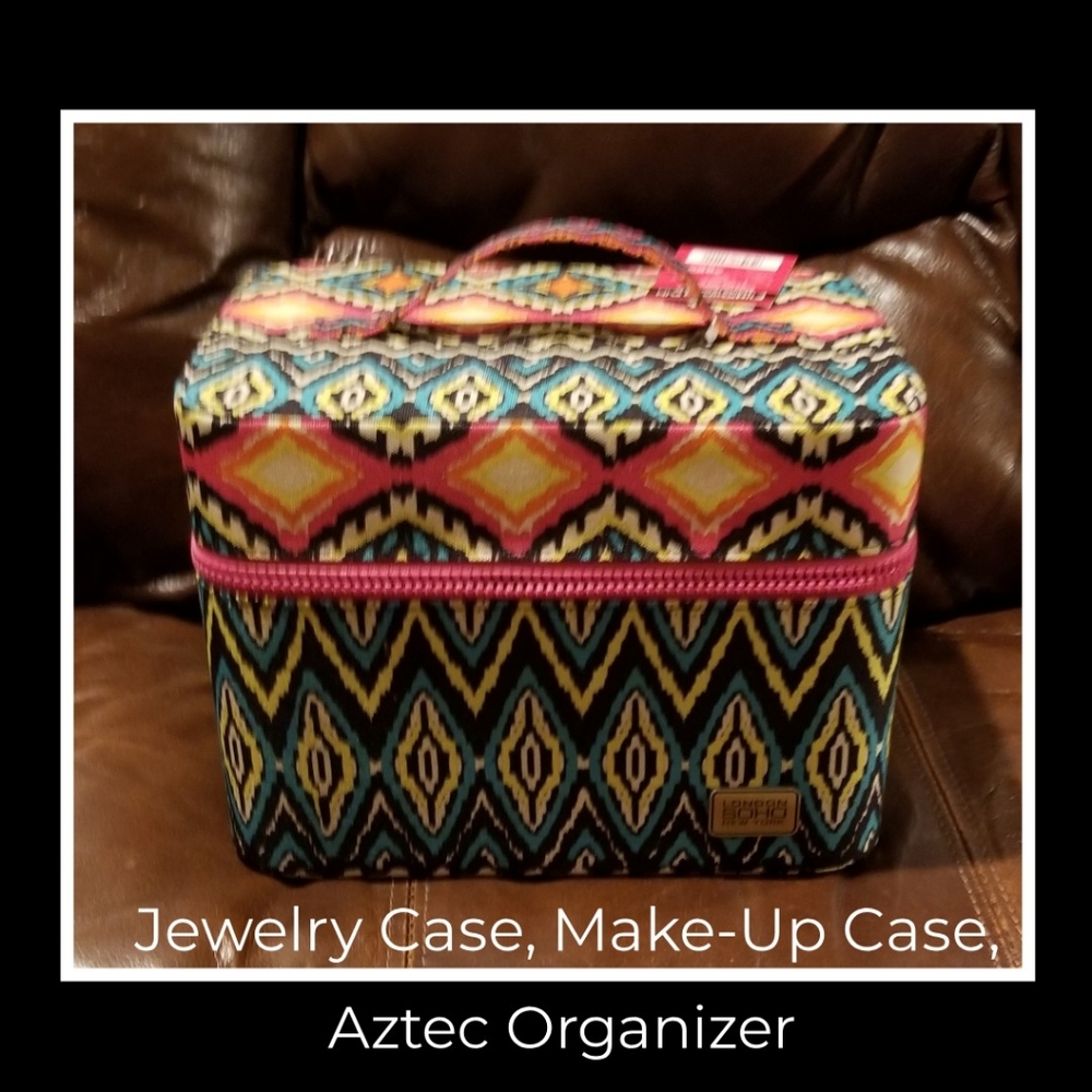 Alluring Aztec Organizer for Jewelry/Make-Up Case